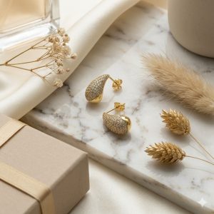 Zarcillos Oro laminado